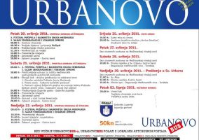 ZOVEMO VAS NA URBANOVO